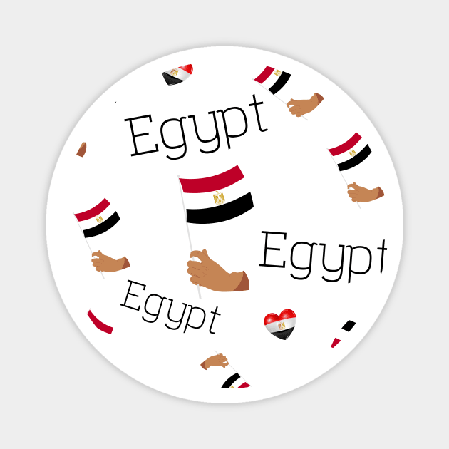 I Love Egypt Magnet by BestChooseArt